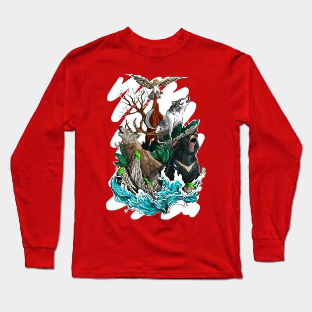 Animals Long Sleeve T-Shirt by CreepyCrawlies